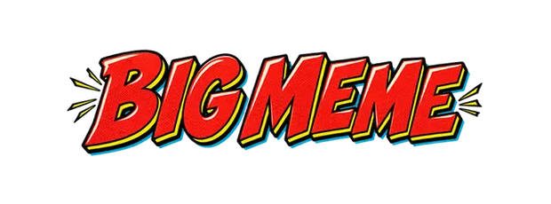 Big Meme logo wobbling into life
